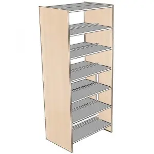 SMÅLAND HYLLEN DOBBELTSIDIG H210cm