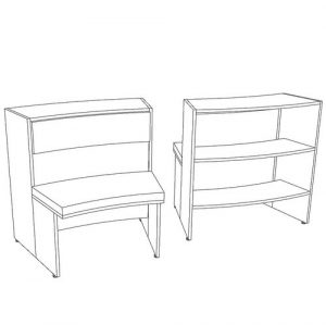 Atlas Sofa Dobbeltsidig H95cm